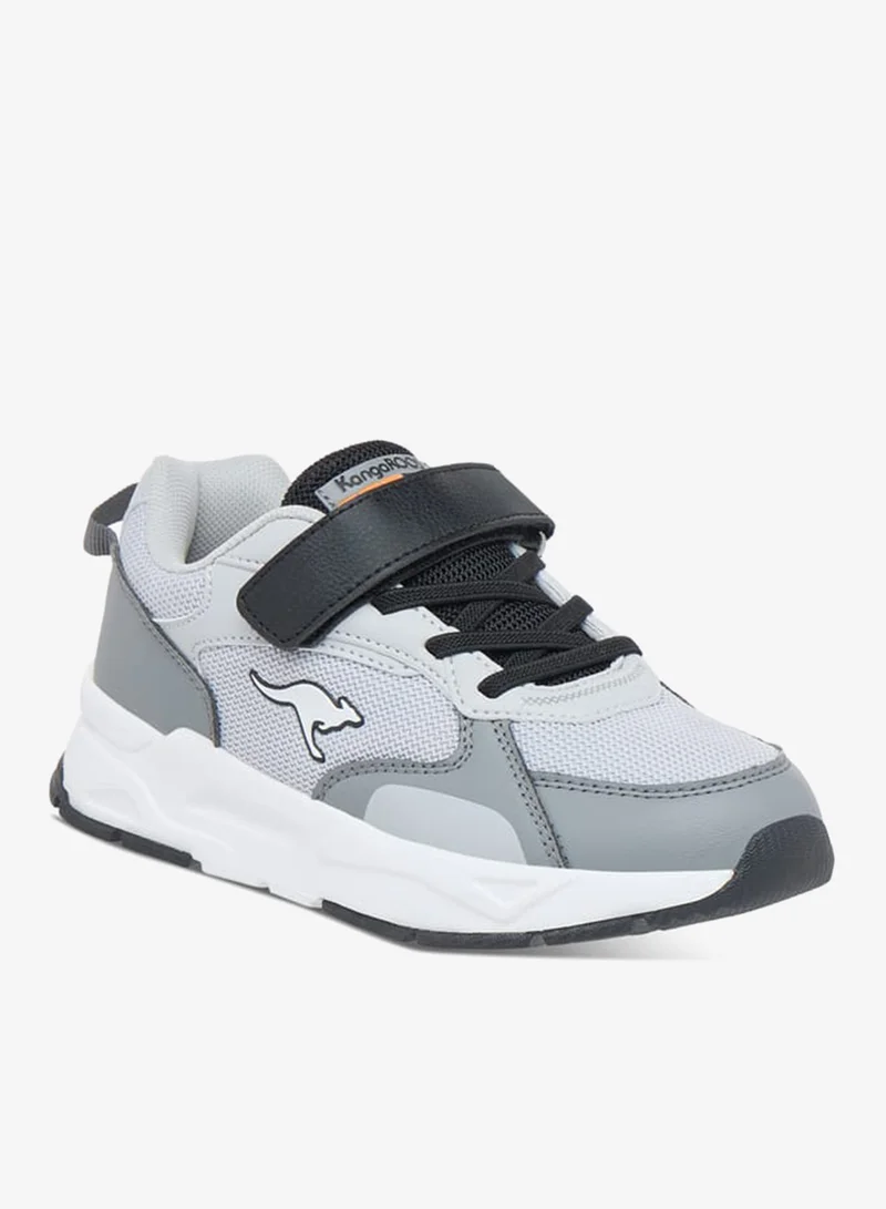 كانغاروس شوز رياضي للأولاد بتفاصيل أربطة و إغلاق بشريط لاصق